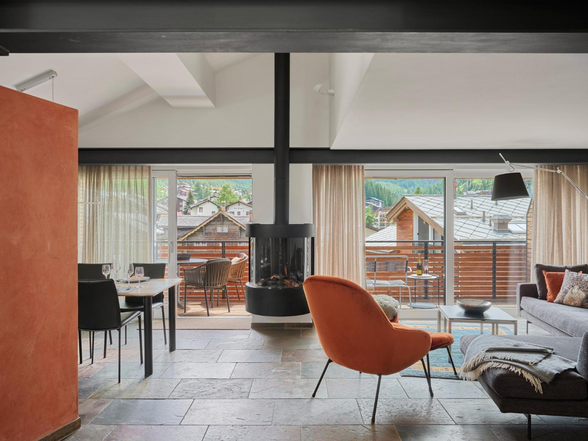 ツェルマットAscot Penthouse 160 M2 Matterhorn Viewアパートメント エクステリア 写真