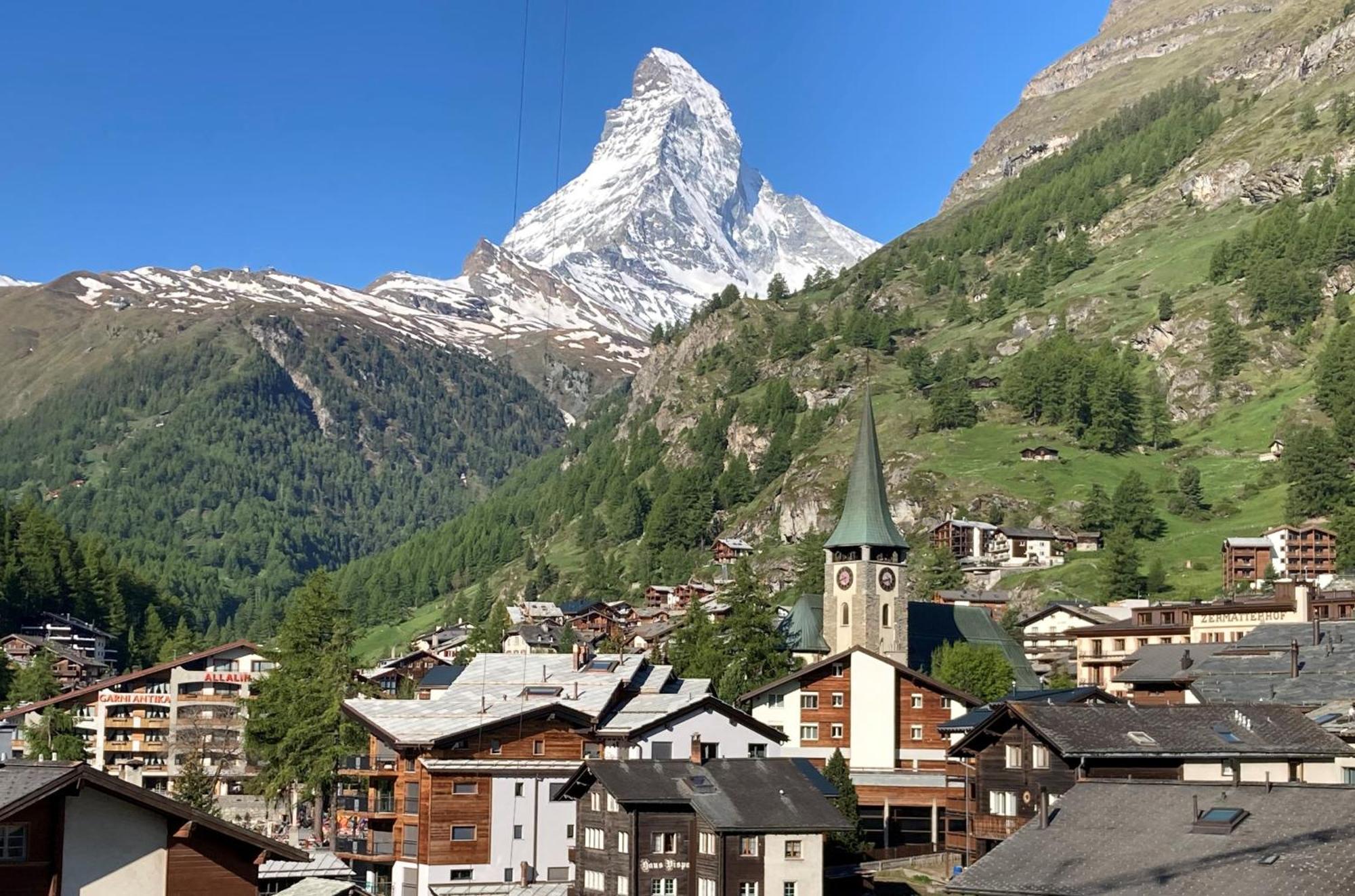 ツェルマットAscot Penthouse 160 M2 Matterhorn Viewアパートメント エクステリア 写真